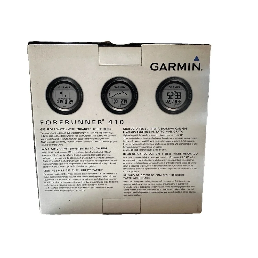 Garmin Forerunner 410 GPS-Enabled Sports Watch with Heart Rate Monitor Athletic